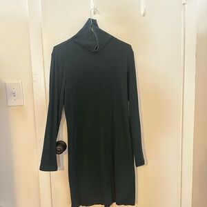 Old Navy Dark Green Long Sleeve Dress